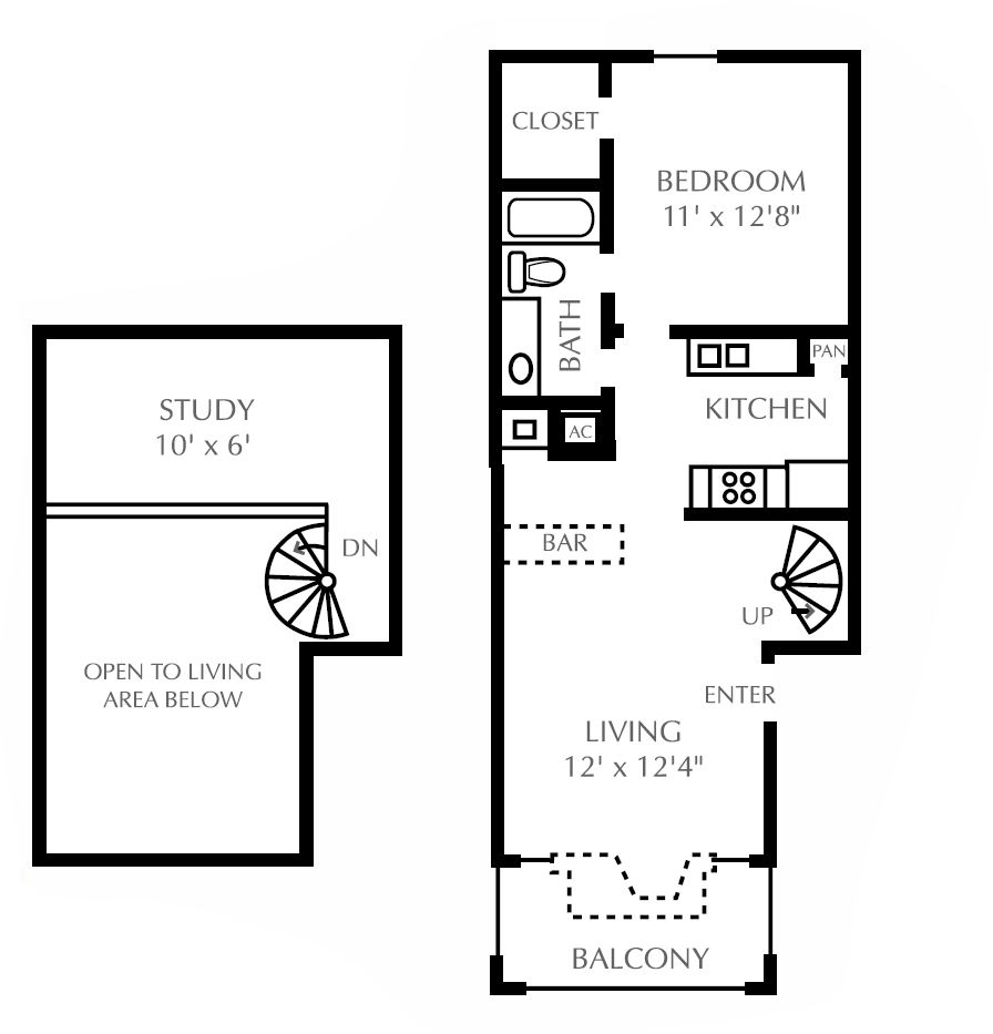 A4/A5 - Loft floor plan